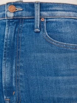 High Waisted Rider Skimp - Hue Are You? -Mother Denim 10064 686 HUE VW F Detail 3252