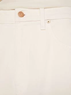 SNACKS! The Side Dish Cargo Skimp - Natural -Mother Denim 10986 1359 NAT VW F Detail 4675