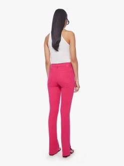 High Waisted Runaway Slice Heel - Raspberry Sorbet -Mother Denim 1293 753 RBB 0578