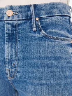 High Waisted Looker Ankle - On The Road -Mother Denim 1401 1008 OTR VW F Detail 3702