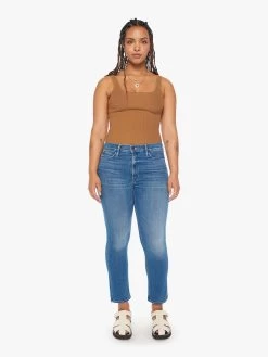 The Mid Rise Dazzler Ankle - Wish On A Star 15 The Mid Rise Dazzler Ankle - Wish On A Star -Mother Denim 1686 104 WOR VW A FullBodyFront 2329