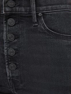 The Pixie Dazzler Ankle Fray - Night Shadow -Mother Denim 1726 496 NIS VW F Detail 7308