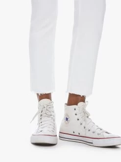 The Mid Rise Dazzler Ankle Fray - Fairest Of Them All 11 The Mid Rise Dazzler Ankle Fray - Fairest Of Them All -Mother Denim 1906 753 FOT 1587