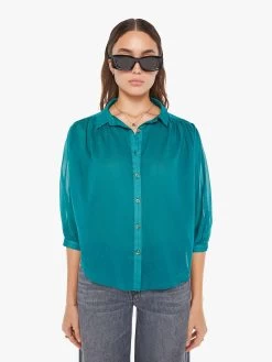 The Breeze Top - Teal Green