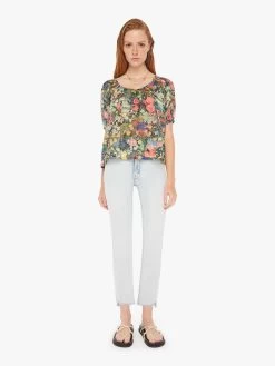 The Garden Party Peasant - Pretty As A Picture -Mother Denim 2562 1492 PTC VW D FullBodyFront 4381