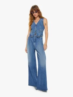 Clare V. X MOTHER The Belle Vest - Playing In Paris -Mother Denim 3292 259 PAR VW D FullBodyFront 7068