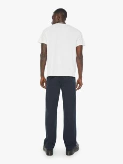 The Big Shot Prep - Saturday School Dark Navy -Mother Denim 5016 747 DKN VW C FullBodyBack 7090