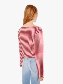 The Skipper Bell - Red And Natural -Mother Denim 81101 1206 RNN VW C WaistUpBack 3437