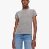 The Lil Goodie Goodie - Heather Grey -Mother Denim 8341 1177 HTG VW A WaistUpFront 1810