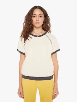 The Short Sleeve Concert - Antique White And Faded Black