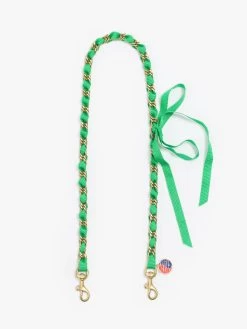Clare V. X MOTHER The Link Up Shoulder Strap - Green And Gold