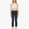 PETITES The Lil' Insider Crop Step Fray - Night In Venice -Mother Denim P157 104 NIV VW A FullBodyFront 4788